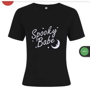 Collectif Spooky Babe T-Shirt Black